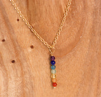 Rainbow/Chakra/Pride Bar Necklace