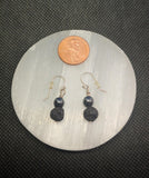 Hematite and Lava Rock Essential Oil Earrings