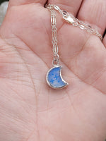 Opalite moon Necklace