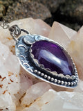Amethyst Moon Phase Necklace