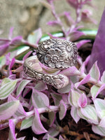 Floral Spoon Ring ~ Size 7.5