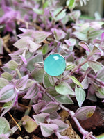 Aqua Chalcedony Ring ~ Size 6.5