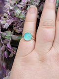 Aqua Chalcedony Ring ~ Size 6.5