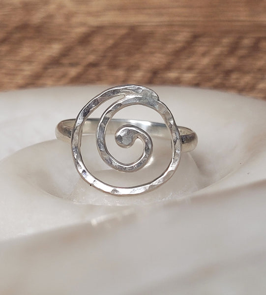 Spiral Ring Size 9