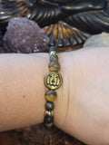 Brass Pumpkin Bracelet