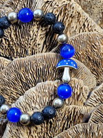 Blue Mushroom Bracelet  1