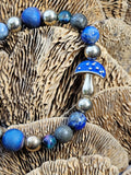 Blue Mushroom Bracelet  2