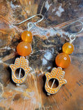 Hamsa Hand Earrings 2