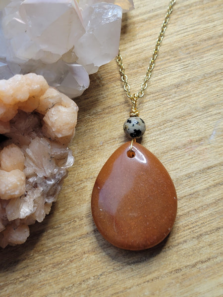 Orange Aventurine Necklace