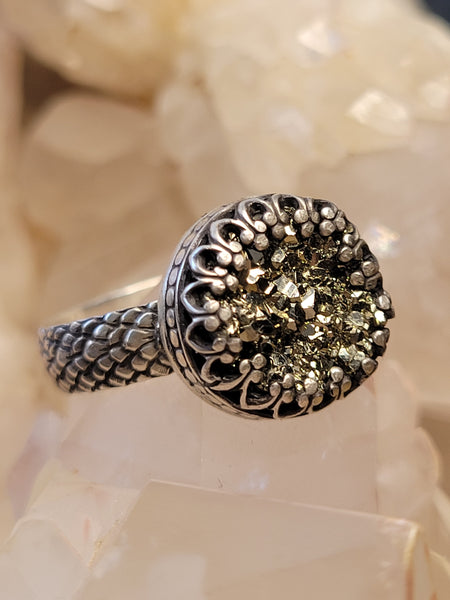 Pyrite Ring ~ Size 7