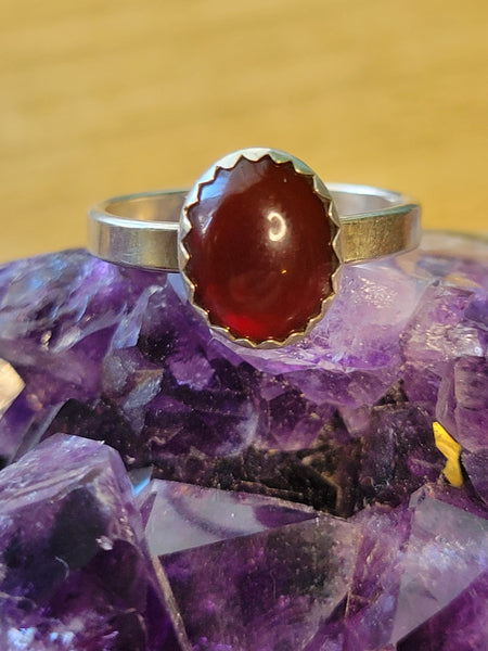 Red Carnelian Ring ~ Size 6.5