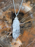 Clear Quartz Point Necklace