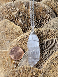 Clear Quartz Point Necklace