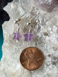 Amethyst Star Earrings