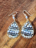 Blue Teardrop Earrings