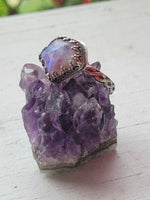 Moonstone/Red Jasper Ring ~ Size 11