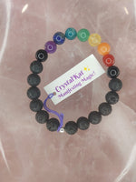 Rainbow/Chakra/Pride Bracelet ~ XL Beads