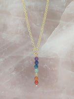 Rainbow/Chakra/Pride Necklace ~ Small Beads
