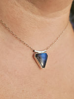 Labradorite Shield Necklace