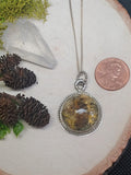 Round Lichen Moss Pendant