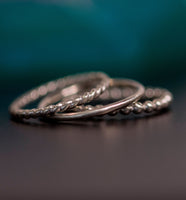 Silver Stacker Rings