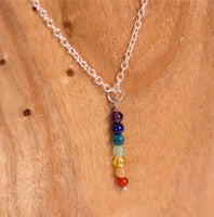 Rainbow/Chakra/Pride Bar Necklace